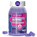 Melatonine Gummies 5mg - Natuurlijke slaaphulp - Slaapsupplement - Suikervrije melatonine Gummies Match met Magnesium Helpt je vallen Slaap Sneller en langer slapen - 60 Gummies Vegan