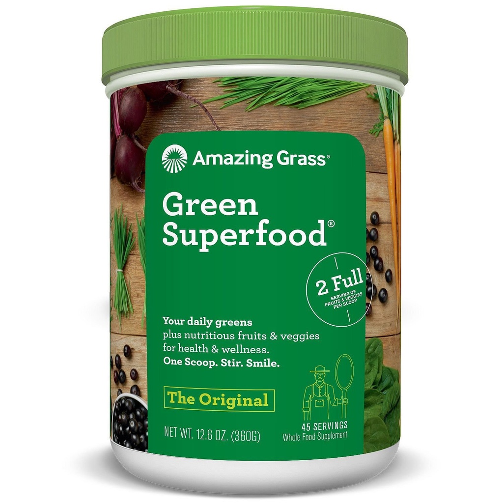 Verbazingwekkend gras Groen Superfood, Origineel, 12.6 Ounce