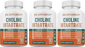 Bundle Combo voor 3 Total Flessen van Choline Bitrate 900mg per portie