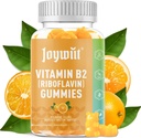 Vitamin B2 Gummies | Riboflavin 400mg | B2 Vitamin 400mg Chewable for Adults and Kids, Migraine Relief & Energy and Nervous System Support, Non GMO, Vegan - 60 Counts