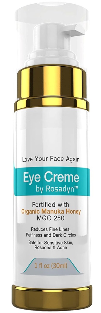 Eye Cream w/Manuka Honey MGO250 Vermindert gezwollenheid, fijne lijnen en donkere cirkels