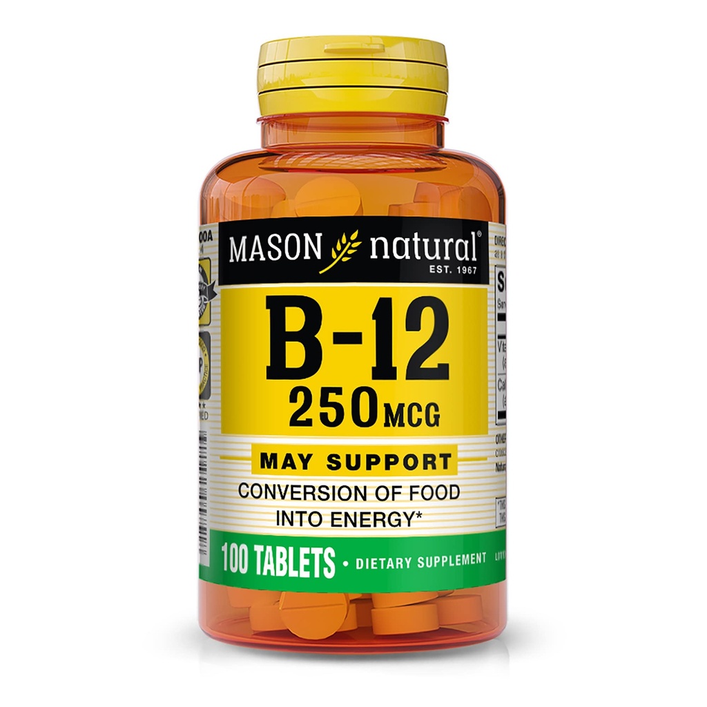 Mason Vitaminen Mason Vitamine B 12 250mcg Tabletten