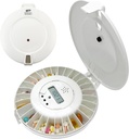 e-Pill MedTime Locked Automatic Pill Dispenser Beveiligde, makkelijk te gebruiken Medication Organizer met 24 dagelijkse alarmen Ideaal voor Senioren, Dementia, en Alzheimers Care