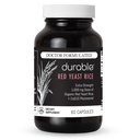 Duurzame ROOD Gist Rijst Biologische 1.600 mg Extra Sterkte + CoQ10 Phytosome Ondersteunt Gezonde Cholesterol, Hart, Lijm & Circulatie Doctor Geformuleerd, Niet-GMO, Veganistisch, Made in USA (60 Capsules).