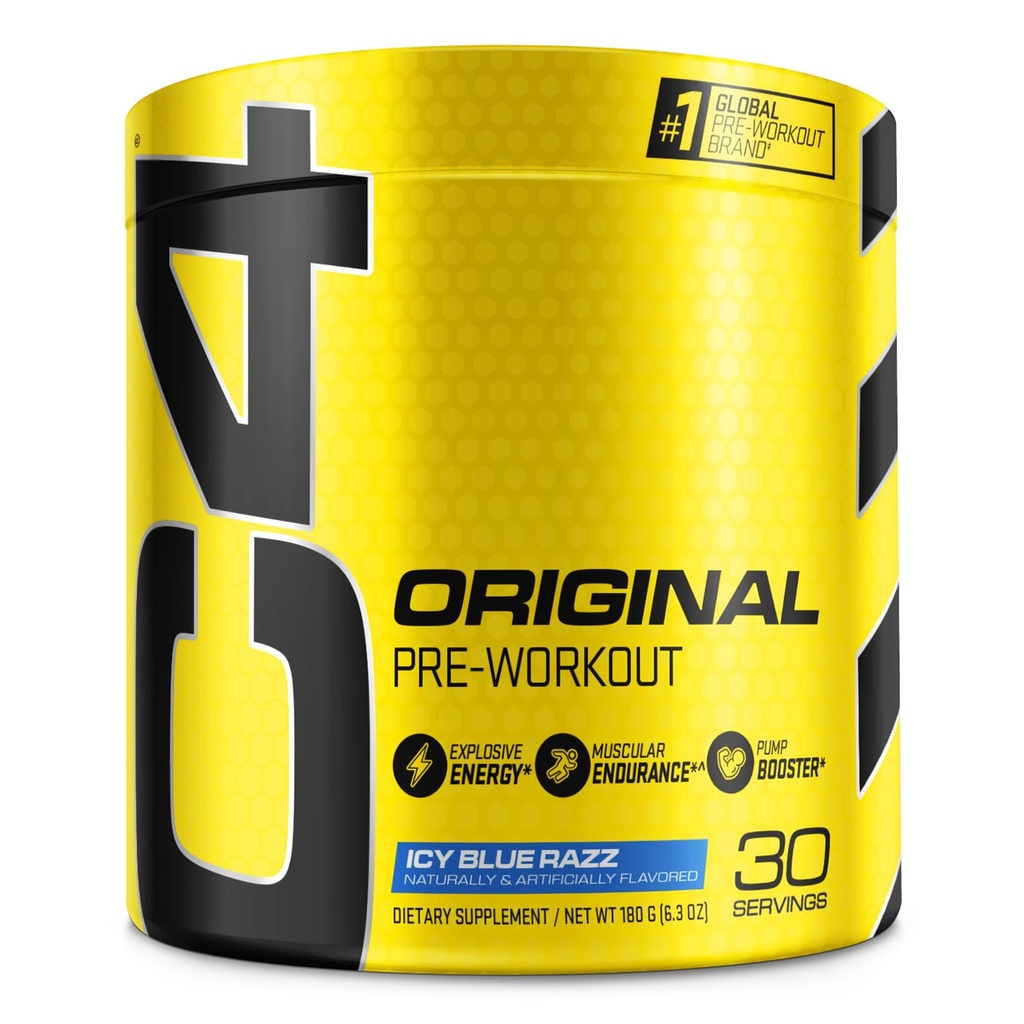 Cellucor C4 Original Pre Workout Powder ICY Blue Razz 
