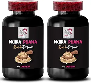 Boost Formula - Muira PUAMA BARK Extract - Daytime Focus, Natural Energizer, Lifestyle Companion, Plant-Based Revive, Herbal Drive Activation, Botanical Support, Energy Flow 2 Bottles 120 Capsules