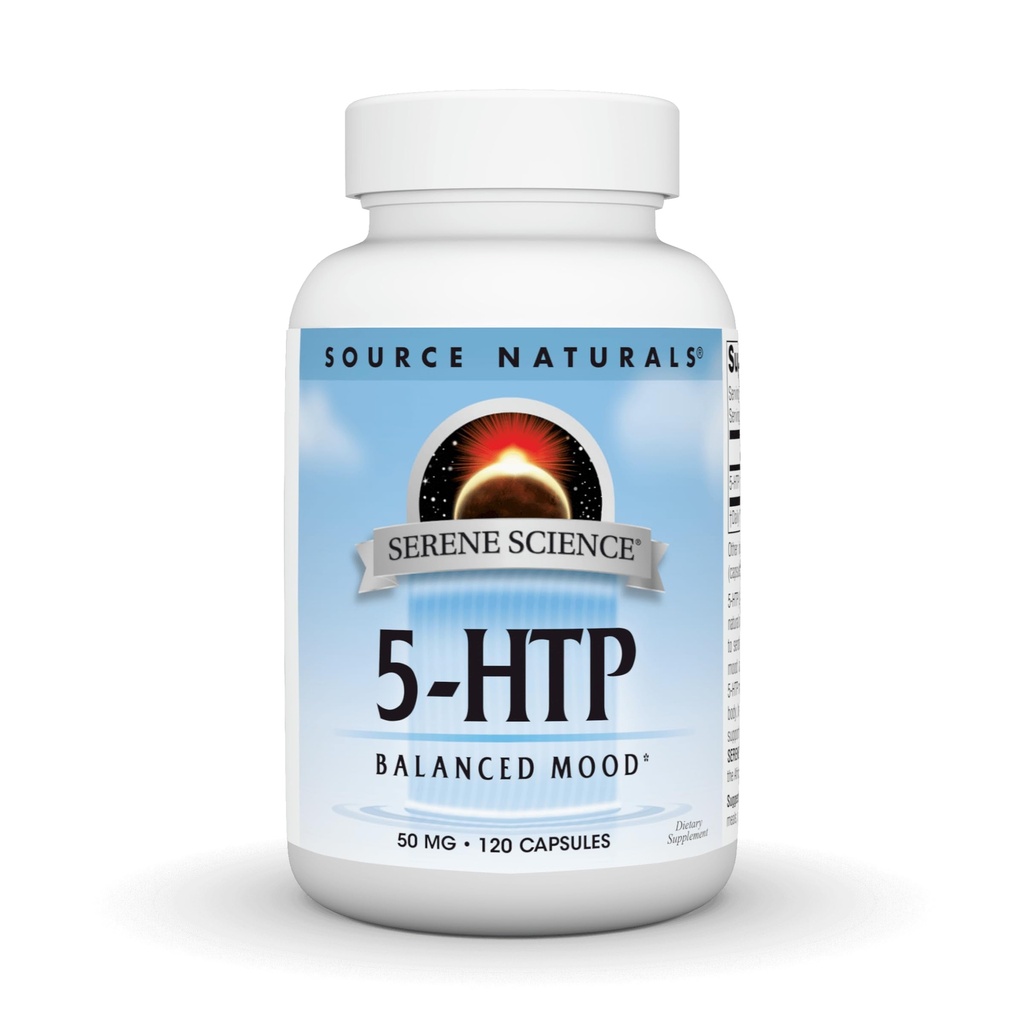 Bron Naturals Serene Science 5-HTP 50 mg - 120 Capsules