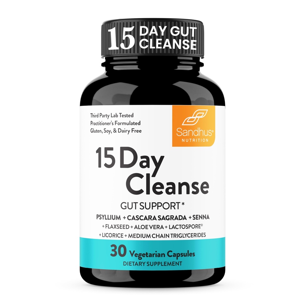 Sandhu's 15 Day Gut Cleanse Colon Detox voor vrouwen & Men