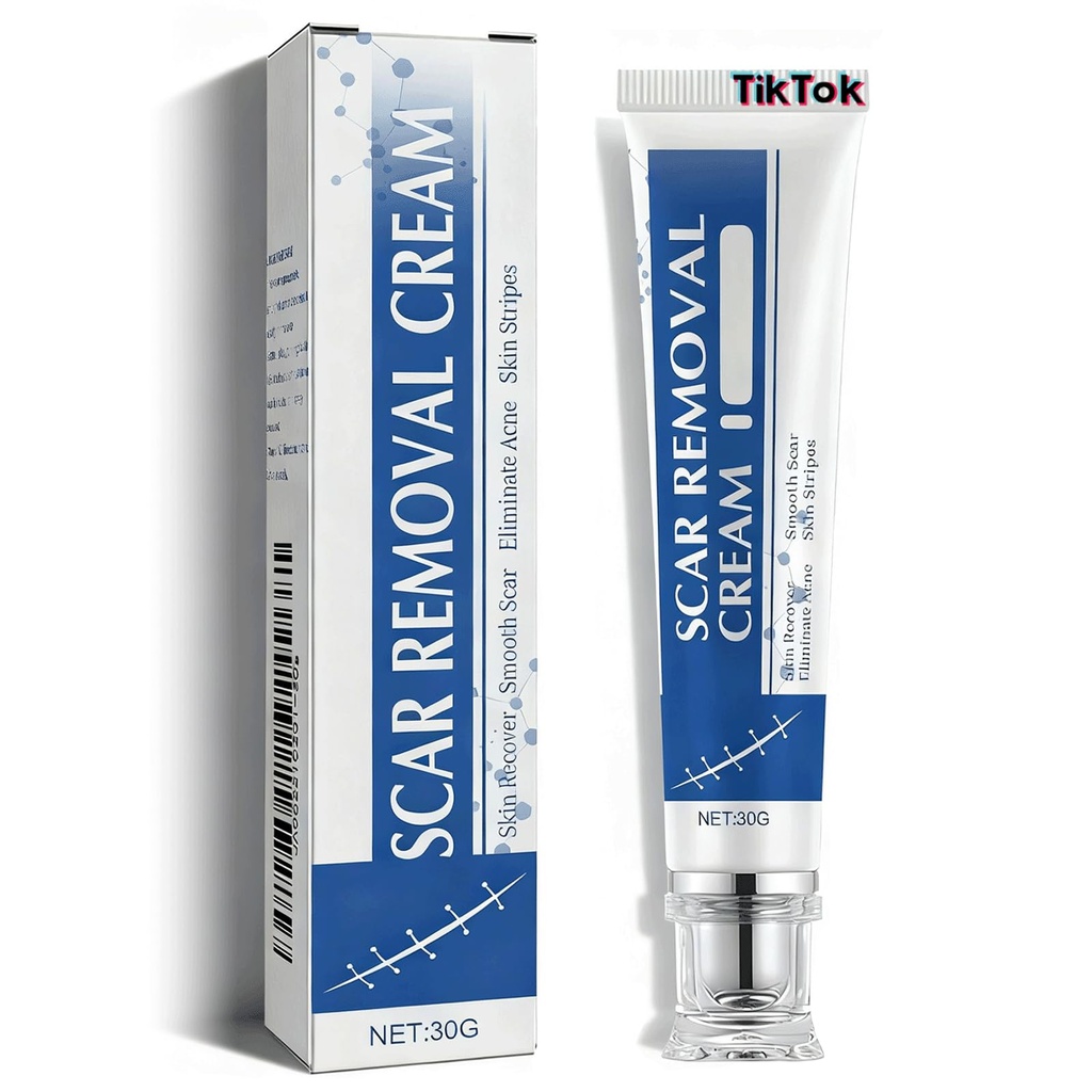 Scar Cream,Silicone Scar Gel,Scar Removal Cream,Scar Silicone Gel,Scar Gel,Scar Cream for Surgical Scars and Keloid Bump (1pcs)