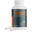 Bronson Vitamine K2 MK-7 200mcg Extra sterkte, 250 Vegetarische tabletten