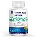 Magnesium Glycinate 400mg, Chelated Magnesium Bisglycinate for Relaxation and Sleep Aid, Extra Strength with Magnesium Oxide, Gentle on Stomach, Vegan, 120 Capsules, Made in USA