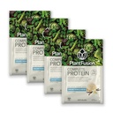 PlantFusion Complete Vegan Protein Powder Sample Packets - Plant Based Protein Powder Packets to-Go with BCAAs and Pea Protein - Keto, Gluten Free, Non-Dairy, No Sugar (Vanilla Pack of 4)
