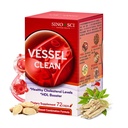 Vessel Clean, Blood Pressure Support Supplement, for Healthy Vascular & Metabolism, 72 Caps (Buy 6 GET 1 Free)