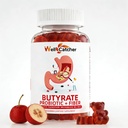 Butyrate Gummies Gut Health Supplement: Butyrate met probiotische en prebiotische vezels Gummies voor vrouwen Mannen Suiker Gratis Digestief & energie Metabolisme Ondersteuning Vegan Hawthorn Flavor 30 dagen levering
