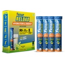 Fast&Up Reload Instant Energy and Hydration Sports Drink - Pack of 4 tubes with 20 tablets each - Lime&Lemon Flavour