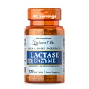 Puritan's Pride Lactase Enzyme, Melk en zuivel Digestant, Dieetsupplement Ondersteuning voor spijsvertering, en Cellular Energy Support, 40 Day Supply, 120 Softgels