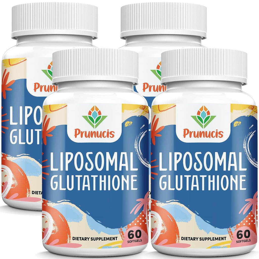 2400MG Liposomale glutathion, met vitamine C, melkdistel & alfa-lipoïnezuur, hoofdantioxidanten, zuiver gereduceerd L-glutathion - immuunsysteem, celreparatie, energie, hoge absorptie, 240 Softgels