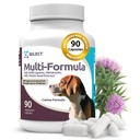 K9 Select Multi-Formule Honden Vitaminen voor Medium Honden - 20mg HMR Lignans, 2mg Melatonine, 40mg Melkdistel - Helpt Hart, Lever, Vertering & Coat Health, Honden Multivitamine, 90 Capsules
