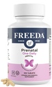 FREEDA Prenatale Vitamine - Kosher Prenatale Vitaminen - Prenatale Vitaminen met ijzer, prenatale Foliumzuur, Choline, Vitamine D - One Daily Pre Natal Multivitamine Ondersteuning voor zwangere vrouwen en borstvoeding (250)