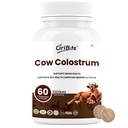 Grass Fed Cow Colostrum 1000mg, 60 Chewable Tablets – Supports Brain, Gut Health, Memory & Focus, Immune Support, Growth & Repair – Non-GMO Supplement
