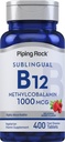Piping Rock Vitamine B12 Sublingual Tablets 