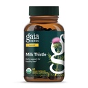 Gaia Kruiden Melkdistel - Leversupplement en reiniging Ondersteuning voor het handhaven van gezonde leverfunctie* - 60 Vegan Capsules (20 porties)