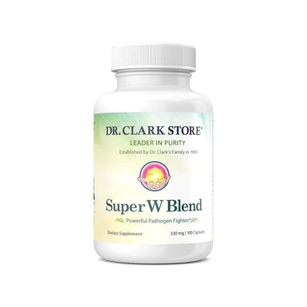 Dr Clark Wormwood Super W Blend 330 mg, 100 Gelatine Capsules