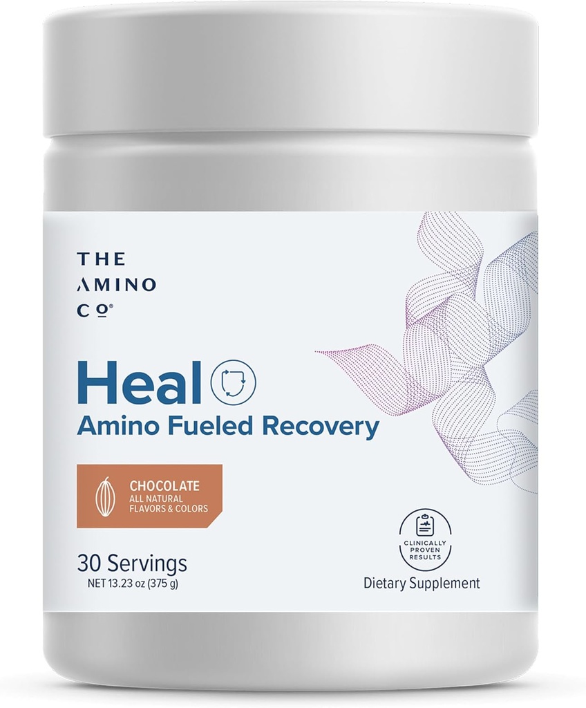 De Amino Co. - Genezing - Post Workout Recovery Drink met Pure Eaa Amino Acid Formula - Creatine Monohydraat poeder voor efficiënte spier Reparatie, Vegan, en Keto-vriendly met chocolade smaak - 13.23oz.