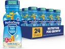 PediaSure Grow & Gain with Immune Support, 27 Vitaminen & Minerals for Kids, 7g Protein, Non-GMO, Gluten-Free, Vanille, 8-fl-oz Fles, Verpakking van 24