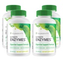 Youngevity Ultimate Enzymes® - Multi Enzymes for Digestie, Gas & Bloating Relief - Betaine HCl, Ox Bile, Pancreen 10X, Papain 6M, Pepsin 1:3000 (120 Capsules - 4 Pack)