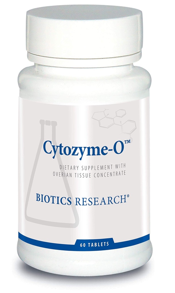 Biotica Onderzoek Cytozyme O Raw Bovine Ovarian Weefsel, Ondersteunt Vrouwelijke Gezondheid, SOD, Catalase, Krachtige Antioxidant Activiteit, 60 Tablets