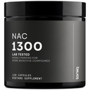 Toniiq 1300mg NAC - 2 maanden levering - min. 98%+ Geteste zuiverheid - Ultra High Strength Bio available NAC Cysteine Supplement - 120 Vegetarian N Acetyl Cysteine Capsules -Lab Getest TQ
