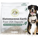 Wholistic Pet Organics Diatomic Earth - Food Grade voor honden en katten - 13 Oz - Multi Use Powder - Pet Safe Non-Chemical Zoetwater Silicon Supports Overall Health - Freshly Made in USA