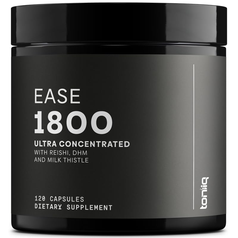 Toniiq Gemakkelijk met DHM - Volledige Lever Ondersteuning voor een Nacht Uit - 120 Capsules - 50x Super Geconcentreerde Extract