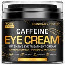 Cafeine Eye Cream For Anti Aging, Dark Circles, Bags, Puffiness. Great Under Eye Skin + Gezicht Aanscherping, Eye Lift behandeling voor mannen en vrouwen 1,7oz