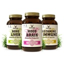 Stress Stack – Mood, Memory, Brain, Bone Marrow, Liver, and Immune Support Supplements for Cognitive and Overall Vitality