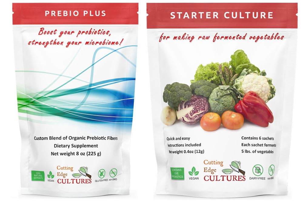 Snijrand Culturen Prebio Plus Prebiotic Fiber Powder Best Custom Blend of Organic Prebiotic Fibers Dieet Supplement 8 oz