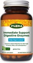 Udo's Choice Flora - Onmiddellijke ondersteuning Digestieve enzymen - Ondersteunt Lactosedigestie, opgeblazen gevoel, brandend maagzuur en gas - Bevat 7 enzymen - Glutenvrije - 90 Vegetarische capsules