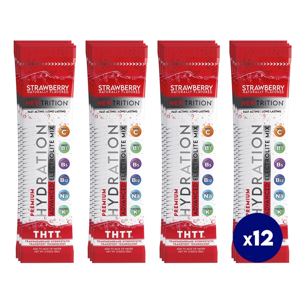 Hydration Powder, Electrolyte Powder Packets, Naturally Flavored Hydrating Packets for Water, Fast Acting Hydrate Electrolytes with Vitamins C & D