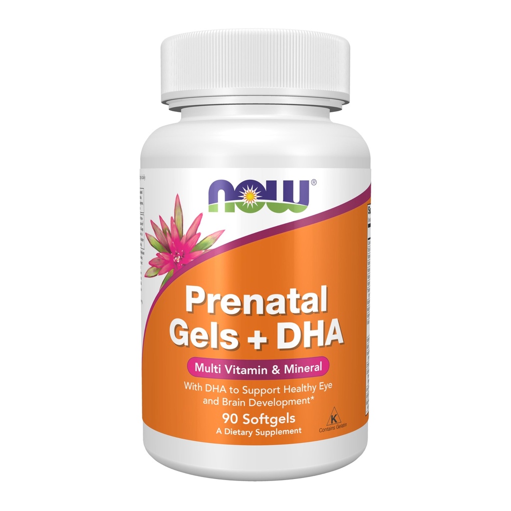 Suppléments, Gels prénatals + DHA avec 250 mg DHA par portion, plus Huile de Borage (GLA), 90 Softgels