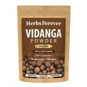 HerbsForever Vidanga(Embelia Ribes) Powder(Fruit & Seed)-Microbeal & Lymphatic Detox,Support Gut Health, Blood Purification- Wild & Nautral Ayurvedic Herb | Non GMO,2X Potency,Ultra Clean |16oz-1LBS