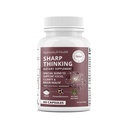 Rawleigh Sharp Thinking: 60 Capsules, Focus, Helderheid, Geheugen Ondersteuning, 3 Nootropics, DMAE Bitrate, Bacopa Monnieri, Fosfatidylserine, DHA & Vitaminen A, C, D, E, B-complex