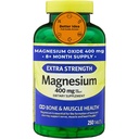 Magnesium Oxide 400mg Supplement for Bone, Muscle & Heart Health – Extra Strength Magnesium Tablets – 250 Count, 8+ Month Supply + Better Idea Sticker with Full Guide Access