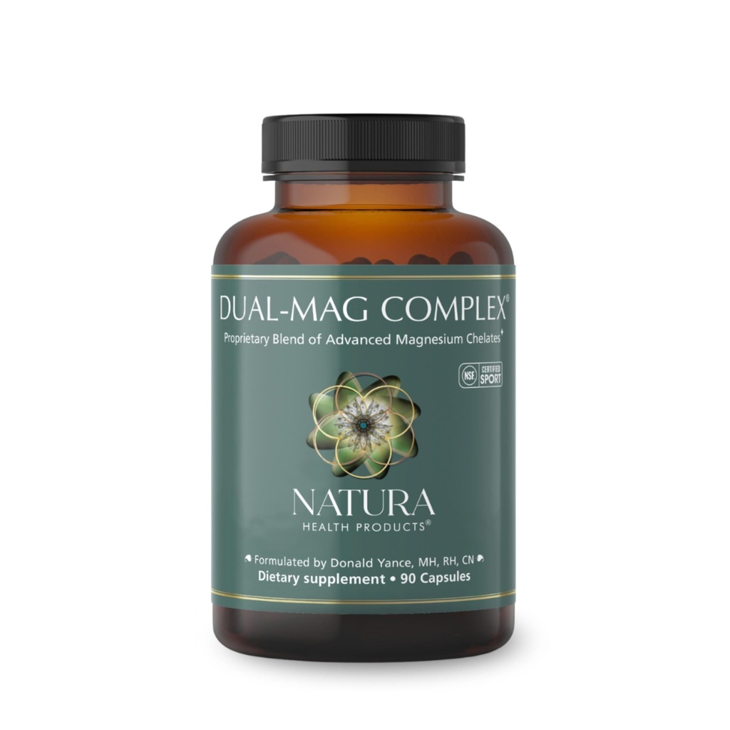 Natura Health Products Dual-mag Complex Supplement - Bevordert cardiovasculaire, neurologische en immuungezondheid - Met Albion