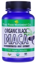 DE VOEDSELVERKEER CO. Black Maca 500mg 60 Capsules - Biologische, Non-GMO, Veganistisch, Glutenvrij- Zwarte Maca Wortel Supplement voor het hele lichaam Wellness