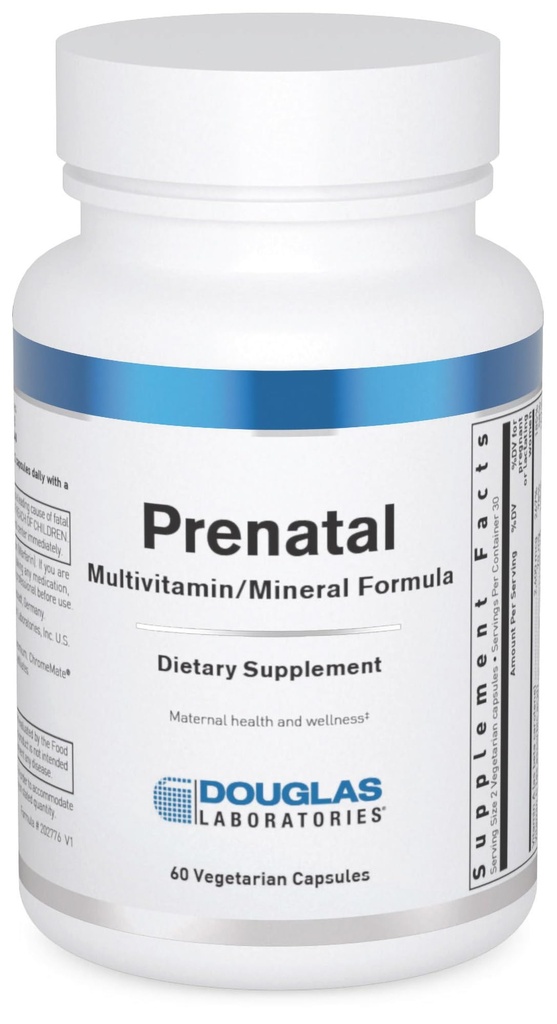 Douglas Laboratories Prenatal | Essential Vitamins and Minerals to Support Maternal Health During Pregnancy* | 60 Capsules