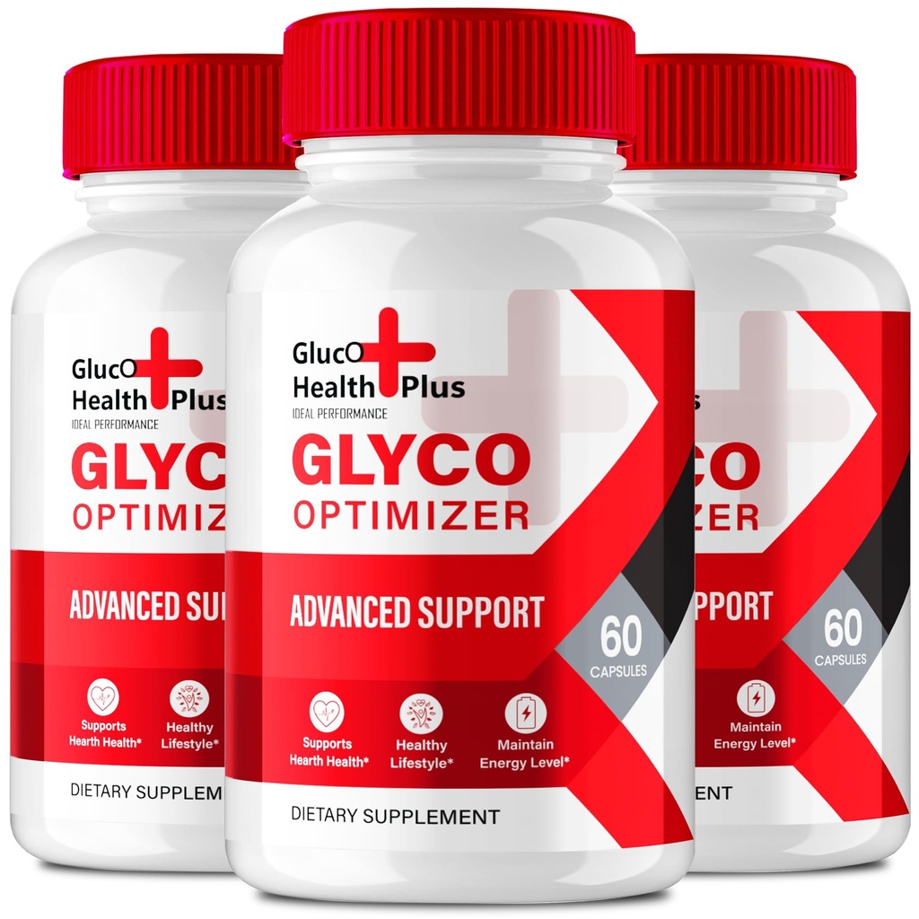 Gluco Health Plus Blood Formula Support Supplement Capsules, Official GlucoHealth Blood Pills, Premium Formula for Healthy Circulation & Stable Levels, All Natural Health Support Reviews (3 Pack)