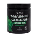 MASF Supplementen Smashin' Greens Superfood Biologische Blend - 15 Servingen - Boost Energy, Immune Support, Digestieve Gezondheid met biologisch Tarwegras, Spirulina, Chlorella - NSF gecertificeerd