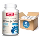 Jarrow Formulas Ashwagandha 300 mg - 120 Veggie Capsules - Algehele gezondheid en weerstand tegen vermoeidheid - Supplement ondersteunt duurzaamheid, spierherstel en cognitieve gezondheid - 60 porties (pakket van 12)