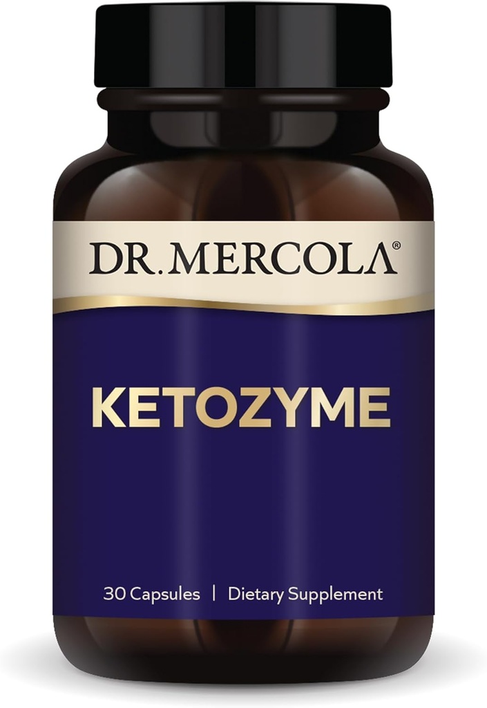 Dr. Mercola Ketozyme, 30 capsules, non-GMO, glutenvrij, sojavrij